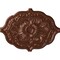 Ekena Millwork Pesaro Ceiling Medallion, Hand-Painted Copper Penny, 36"W x 26"H x 1 1/2"P CM36X26PECPS - alternate 1